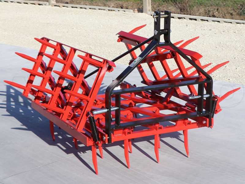 Herses à dents fixes série lourde AgriEuro EPP40 – Porté / Tracté – 40 dents refermables – 200 cm